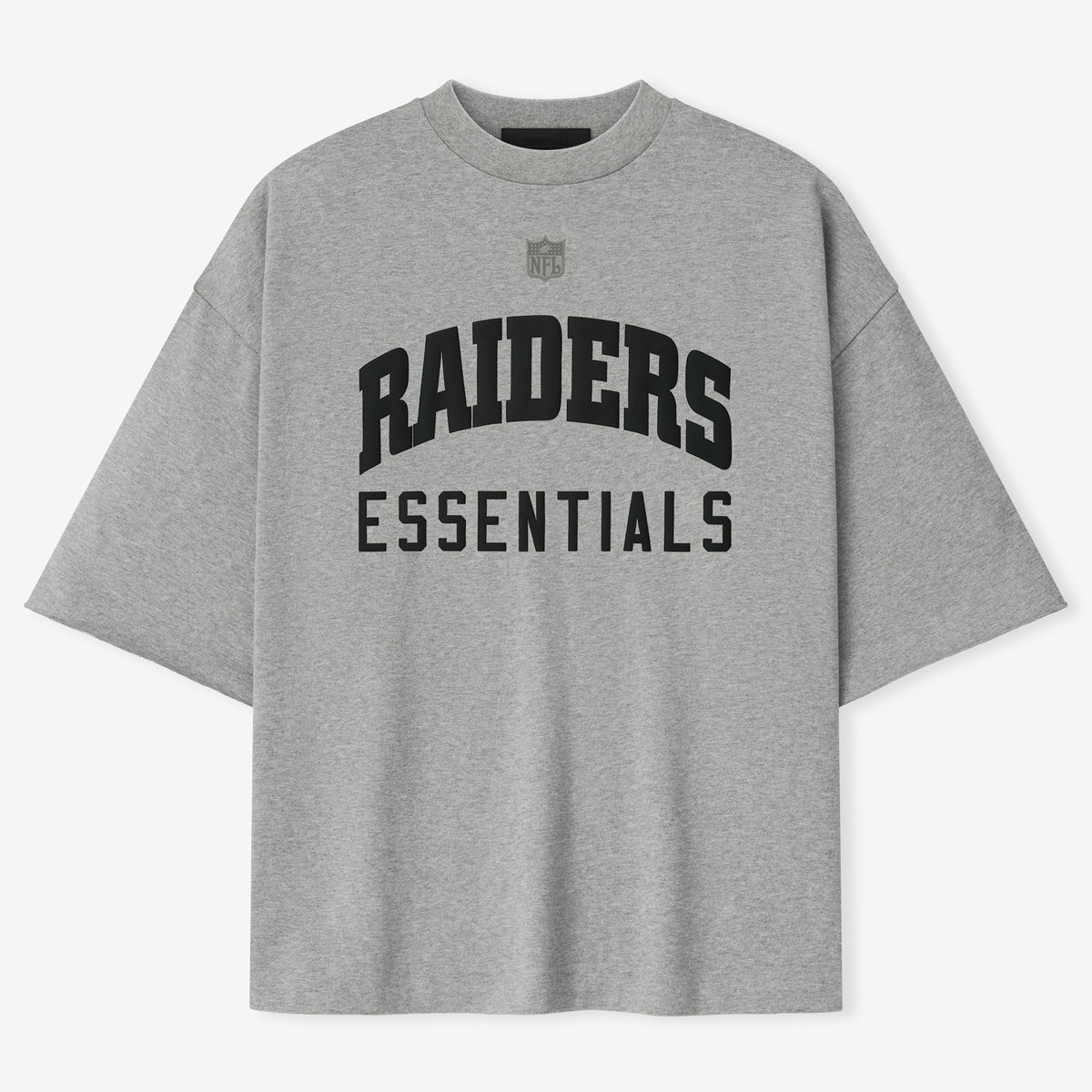 Unisex Las Vegas Raiders Fear of God x NFL Heather Gray 3/4-Sleeve T-Shirt