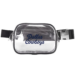 Dallas Cowboys Clear Belt Bag