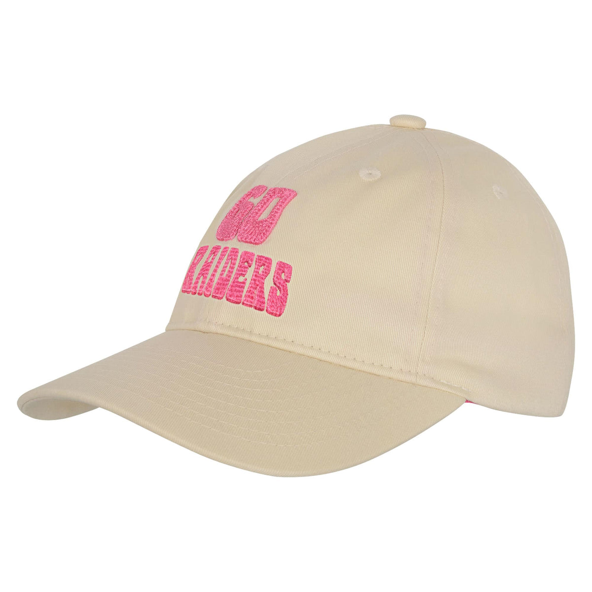 Girls Youth Las Vegas Raiders Outerstuff Cream Blitz Adjustable Hat
