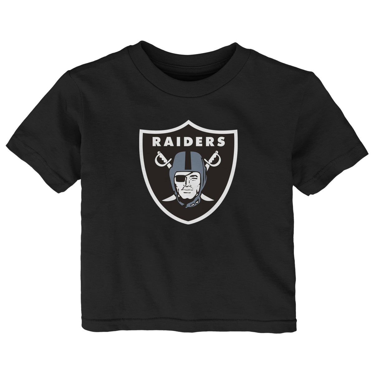Infant Las Vegas Raiders Black Primary Logo T-Shirt