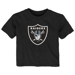 Infant Las Vegas Raiders Black Primary Logo T-Shirt