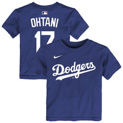 Infant Los Angeles Dodgers Shohei Ohtani Nike Rush Blue Name & Number T-Shirt