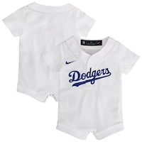 Infant Los Angeles Dodgers Nike White Home Replica Romper Jersey