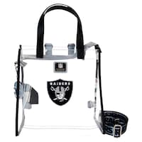 Las Vegas Raiders Loungefly Clear Convertible Backpack & Tote Bag
