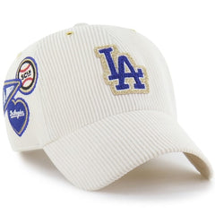 Men's Los Angeles Dodgers '47 x Stoney Clover Lane Natural Badges Charm Clean Up Adjustable Hat