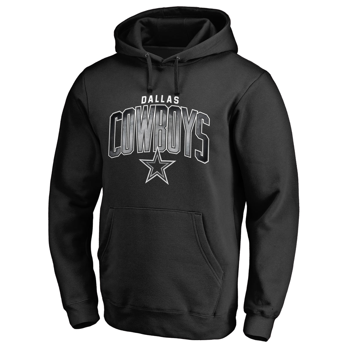 Men's Dallas Cowboys Black Arch Smoke Pullover Hoodie