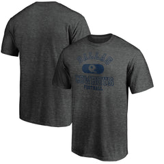 Men's Dallas Cowboys Heather Charcoal Varsity Issued Throwback T-Shirt
