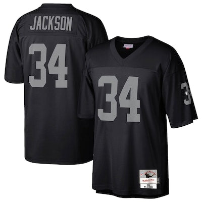 Men's Las Vegas Raiders Bo Jackson Mitchell & Ness Black Legacy Replica Jersey