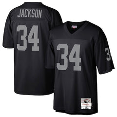 Men's Las Vegas Raiders Bo Jackson Mitchell & Ness Black Legacy Replica Jersey