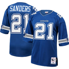 Men's Dallas Cowboys 1996 Deion Sanders Mitchell & Ness Royal Authentic Throwback Retired Player Jersey