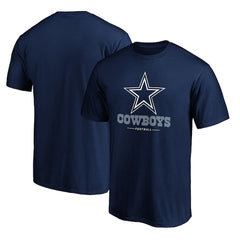 Men's Dallas Cowboys Navy Team Lockup T-Shirt