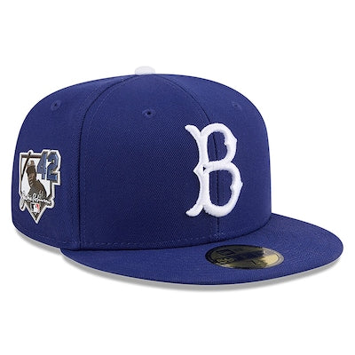 Men's Brooklyn Dodgers New Era Black 2026 Jackie Robinson Day 59FIFTY Fitted Hat