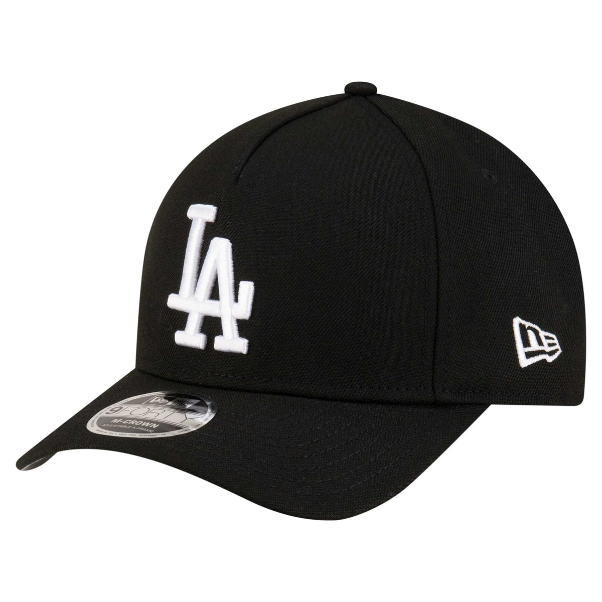 Men's Los Angeles Dodgers  New Era Black Player Replica 9FORTY Adjustable Hat