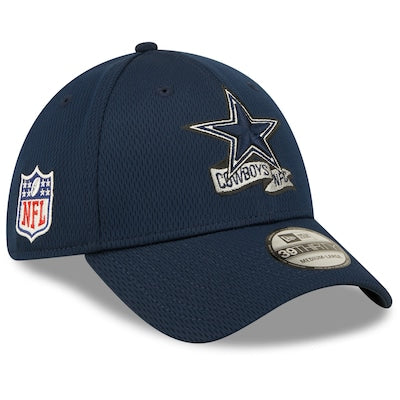 Men's Dallas Cowboys New Era Navy 2022 Sideline 39THIRTY Coaches Flex Hat