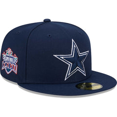 Men's Dallas Cowboys New Era Navy  Main Patch 59FIFTY Fitted Hat