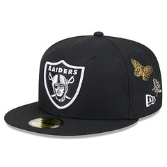 Men's Las Vegas Raiders New Era x Felt Black 59FIFTY Fitted Hat