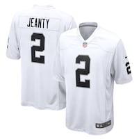 Men's Las Vegas Raiders Ashton Jeanty Nike  White Game Jersey