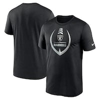 Men's Las Vegas Raiders Nike Black Icon Legend Performance T-Shirt