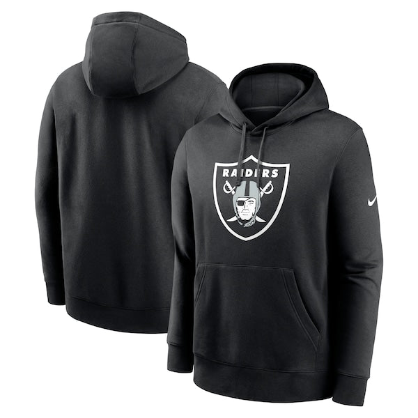 Men's Las Vegas Raiders Nike Black Primetime Club Logo Hoodie