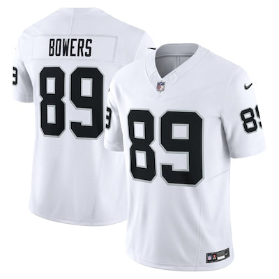 Men's Las Vegas Raiders Brock Bowers Nike White  Vapor F.U.S.E. Limited Jersey