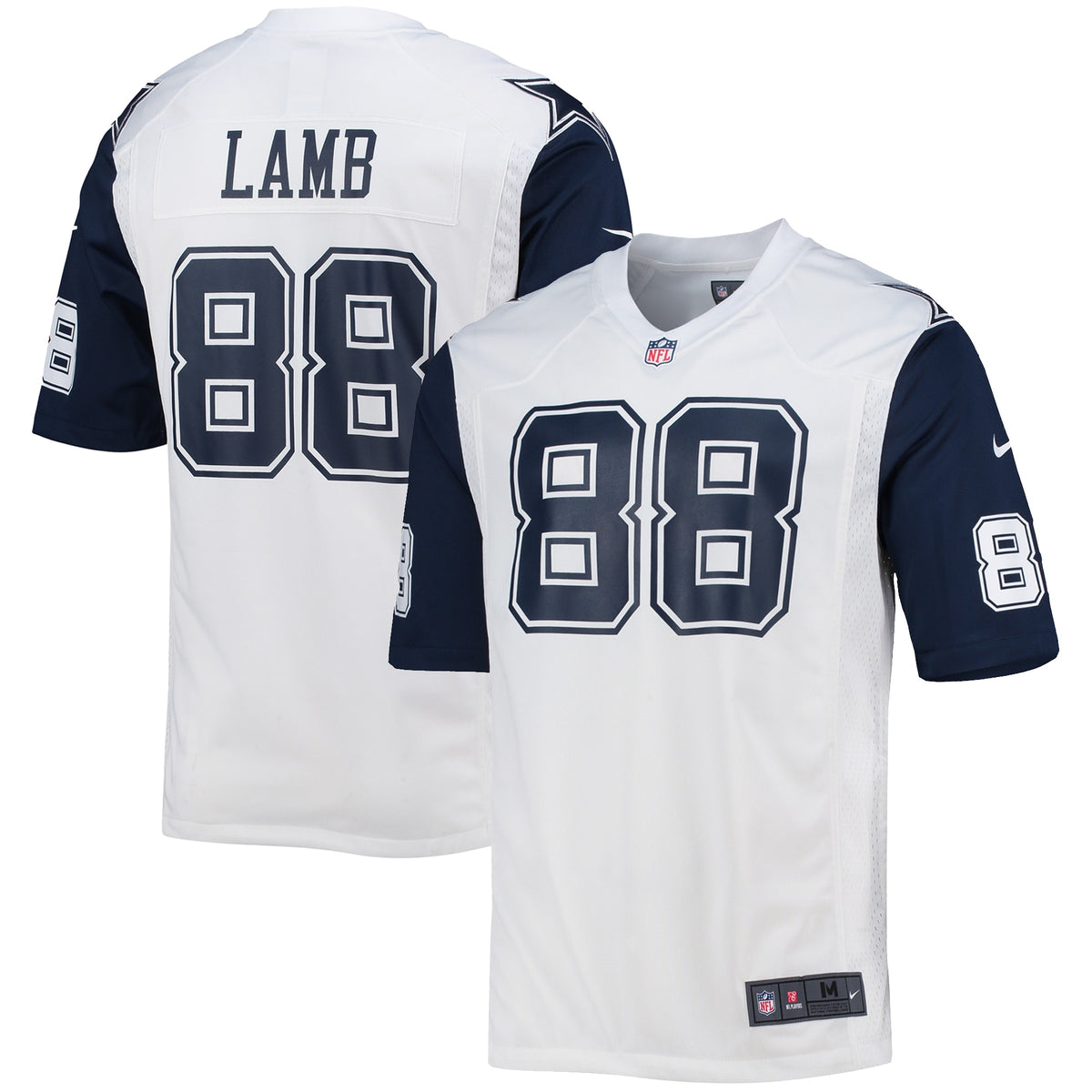 Men's Dallas Cowboys CeeDee Lamb Nike White Alternate Game Team Jersey