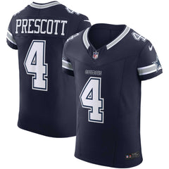 Men's Dallas Cowboys Dak Prescott Nike Navy  Vapor F.U.S.E. Elite Jersey