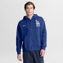 Men's Los Angeles Dodgers Nike Royal Primetime Lockup Full-Zip Hoodie