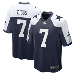 Men's Dallas Cowboys Trevon Diggs Nike Navy Alternate Game Team Jersey