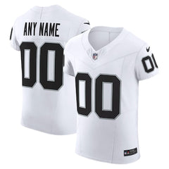 Men's Las Vegas Raiders Nike White Vapor F.U.S.E. Elite Custom Jersey