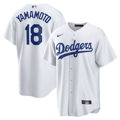 Men's Los Angeles Dodgers Yoshinobu Yamamoto Nike White Home Replica Jersey