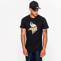 Minnesota Vikings Regular Black T-Shirt