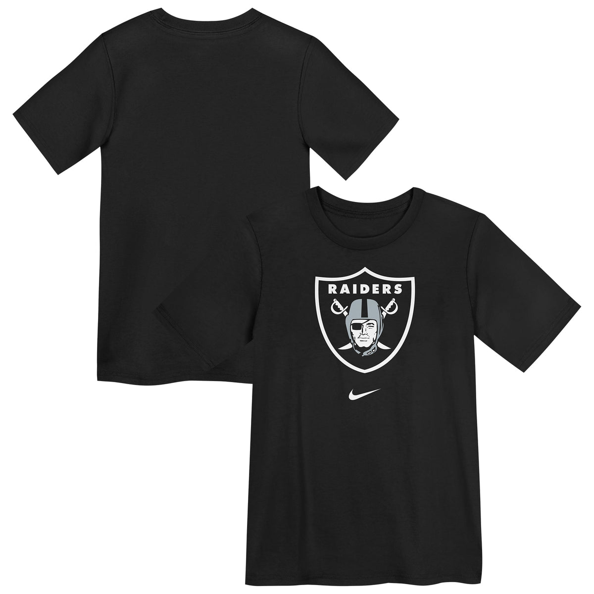 Preschool Las Vegas Raiders Nike Black Primary Logo Legend Performance T-Shirt