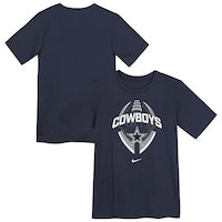 Preschool Dallas Cowboys Nike Navy Icon Legend Dri-FIT T-Shirt