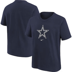 Preschool Dallas Cowboys Nike Navy Team Logo T-Shirt