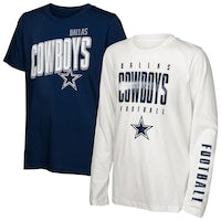 Preschool Dallas Cowboys Outerstuff The Mix Combo T-Shirt Set