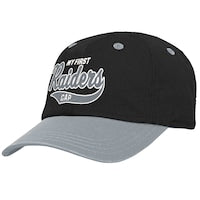 Infant Las Vegas Raiders Black/Silver My First Tail Sweep Slouch Flex Hat
