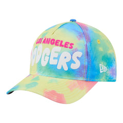 Toddler Los Angeles Dodgers  New Era Tie Dye M-Crown A-Frame 9FORTY Adjustable Hat