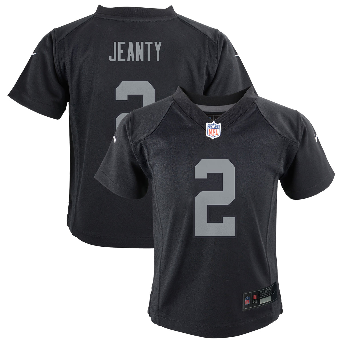 Toddler Las Vegas Raiders Ashton Jeanty Nike Black Team Game Jersey