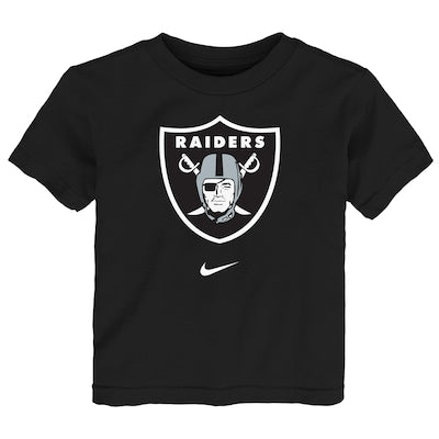 Toddler Las Vegas Raiders Nike Black Primary Logo T-Shirt