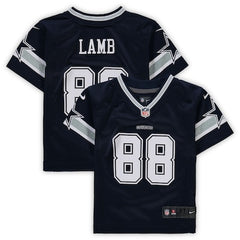 Toddler Dallas Cowboys CeeDee Lamb Nike Navy Player Game Jersey