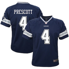 Toddler Dallas Cowboys Dak Prescott Nike Navy Team Game Jersey