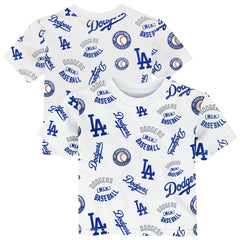 Toddler Los Angeles Dodgers  Outerstuff White Run Down T-Shirt