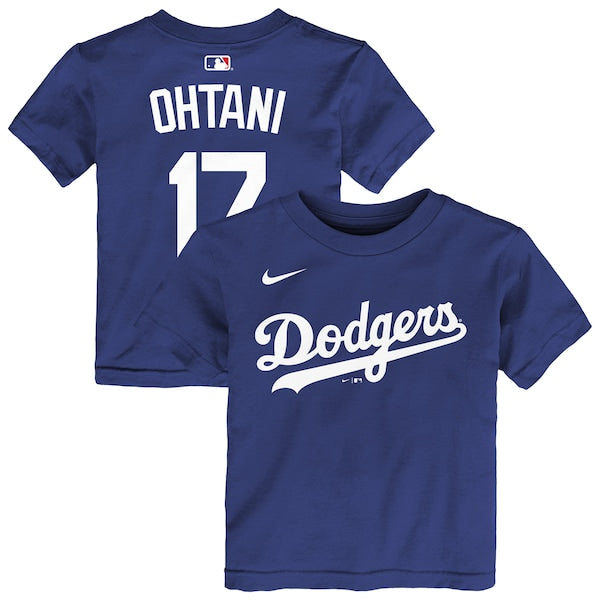 Toddler Los Angeles Dodgers Shohei Ohtani Royal Name & Number T-Shirt