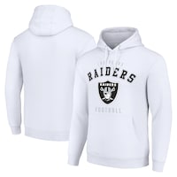 Unisex Las Vegas Raiders Starter White Logo Pullover Hoodie