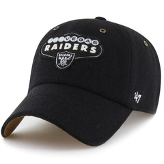Unisex Las Vegas Raiders Stoney Clover Lane x '47 Black Field Goal Clean Up Adjustable Hat