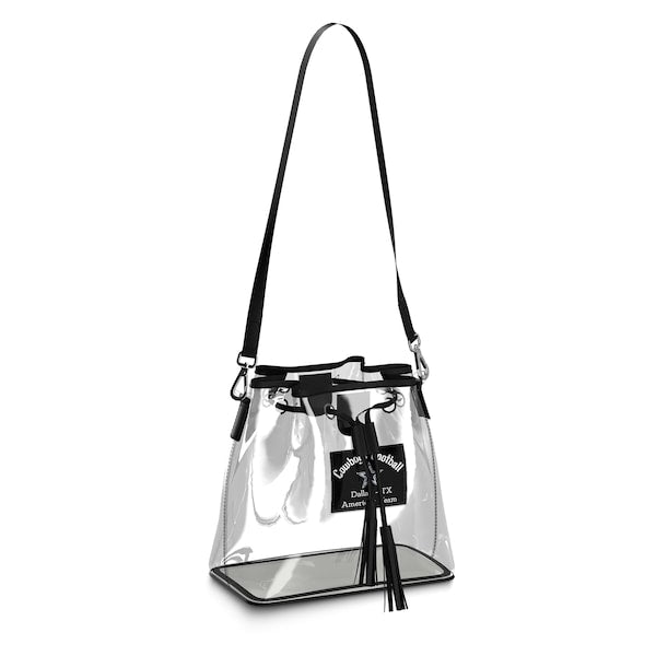 Dallas Cowboys WEAR by Erin Andrews Clear Stadium Bucket Purse