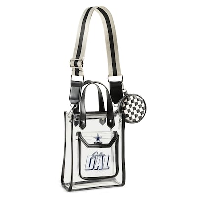 Dallas Cowboys WEAR by Erin Andrews Clear Stadium Crossbody Purse with Coin Pouch