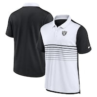Men's Las Vegas Raiders Nike Black/White Fashion Performance Polo