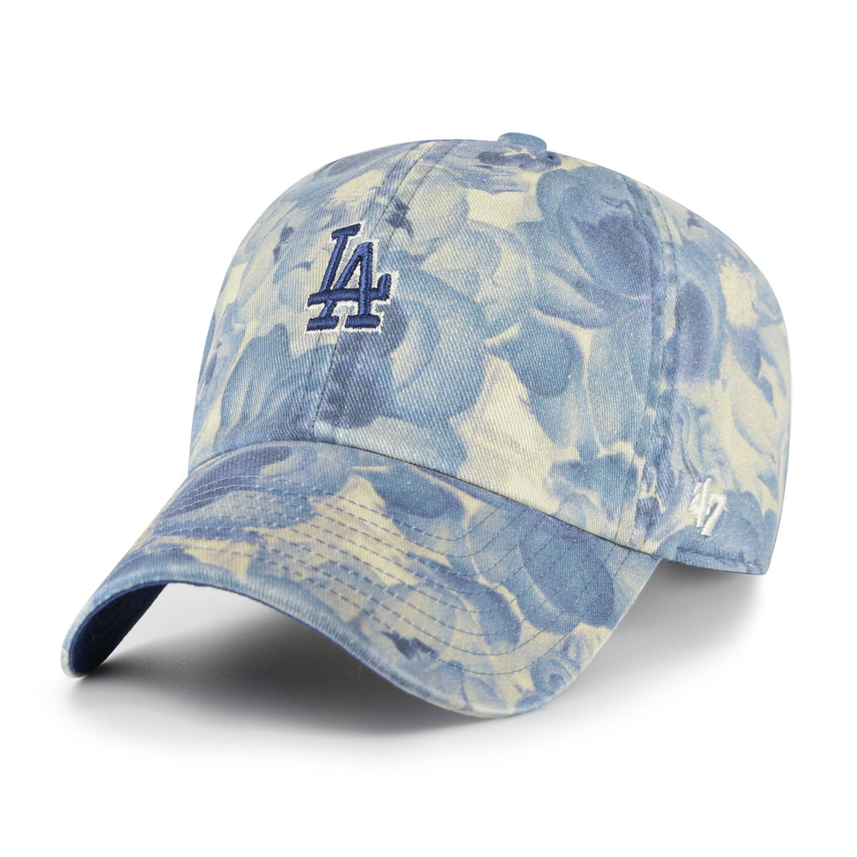 Women's Los Angeles Dodgers  '47 Blue Gardenia Clean Up Adjustable Hat