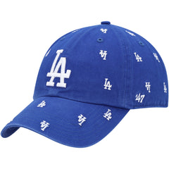 Women's Los Angeles Dodgers '47 Royal Confetti Clean Up Adjustable Hat